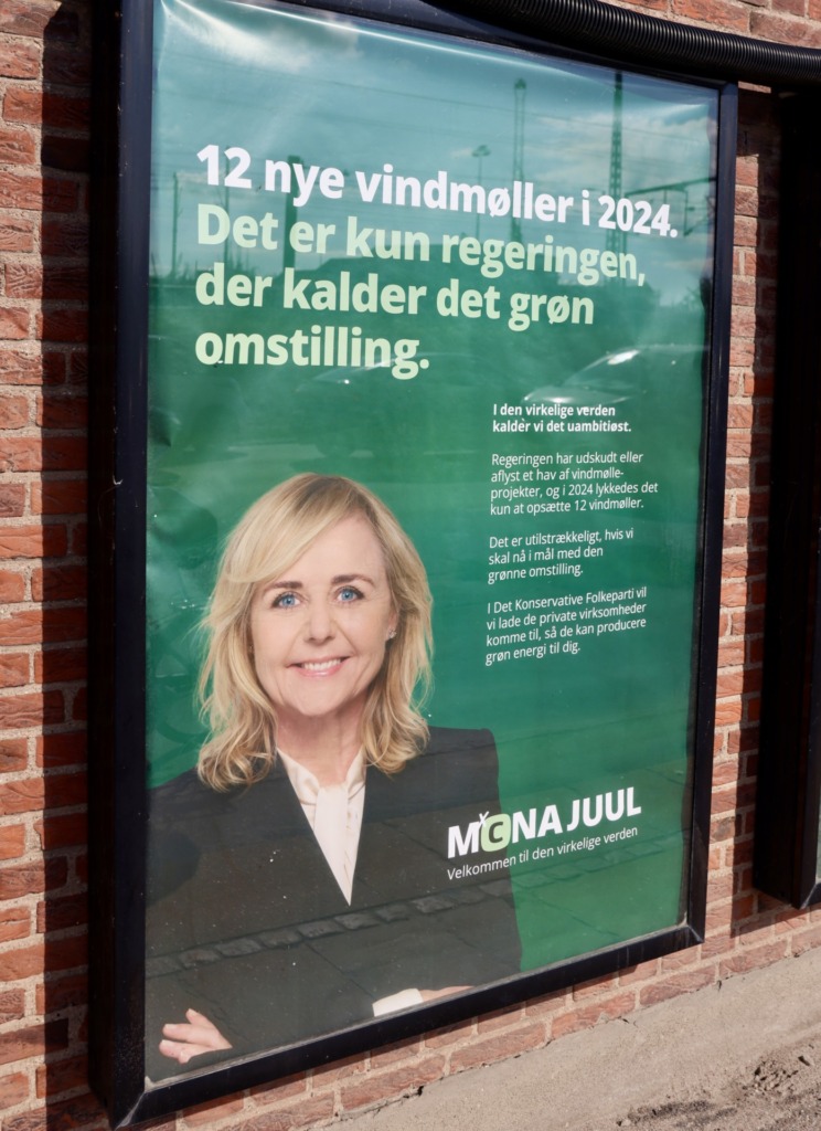 12 nye vindmøller i 2024. Det er kun regeringen, der kalder det grøn omstilling.